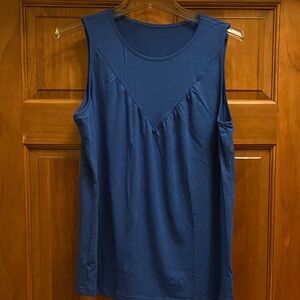 Sleeveless Blue Women's Top